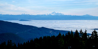 Mount Baker above the fog