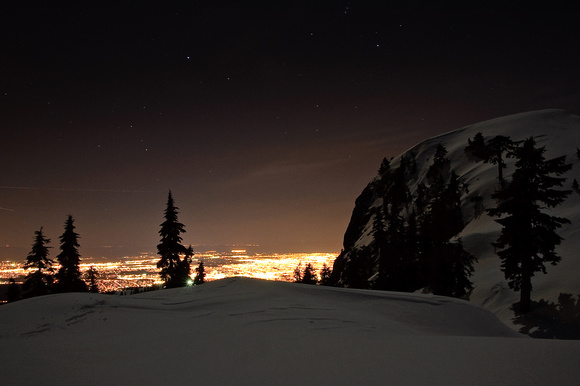 Vancouver Lights from Mount Seymour
