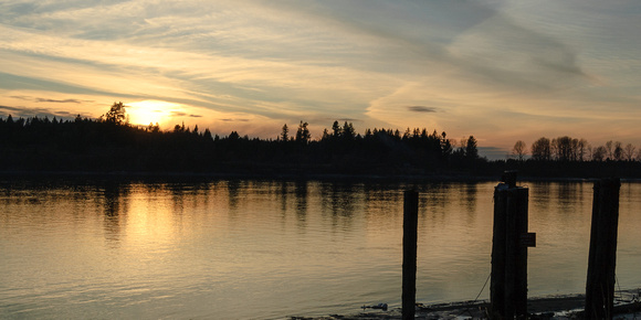 Fraser River Sunset