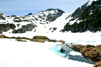 Upper Pierce Lake (still frozen)