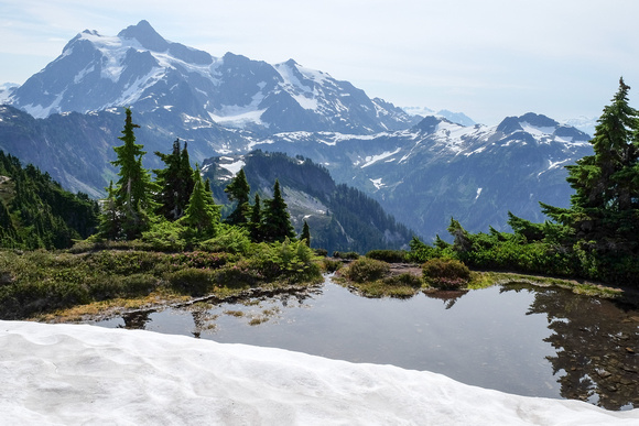 Mount Shuksan from the top of Table Mountain