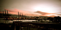 Vancouver Port Sunrise - Sin City Look