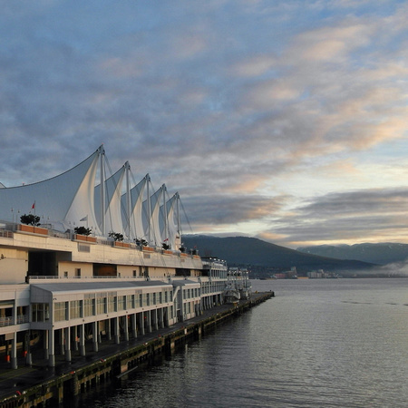 Morning Clouds over Canada Place