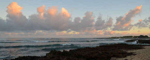Sunrise at Kahuku Point