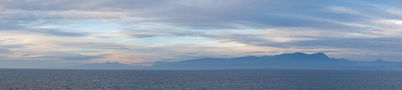 Panorama: Georgia Stait evening skies