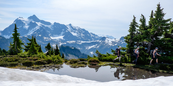 Mount Shuksan from the top of Table Mountain