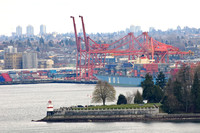 Stanley Park and Vancouver Port