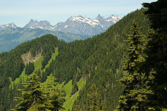 View North to Elk-Thurston & Cheam Range