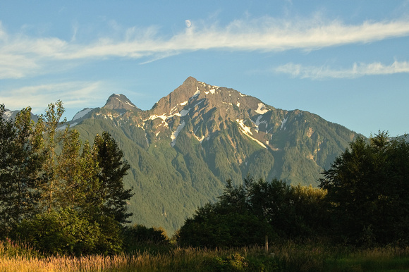 Mount Cheam and Lady Peak (at the left)