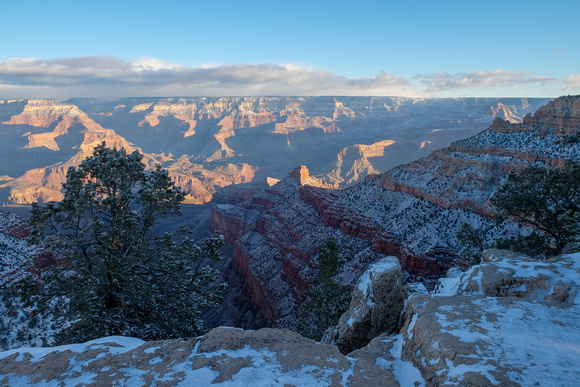South Rim views after the snowstorm. -18 C (0 F)