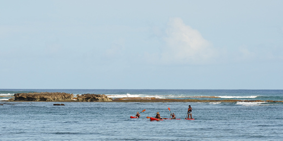 Kawela Bay kayakers
