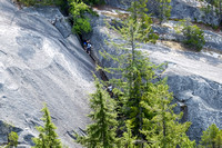 The Second Peak trail below