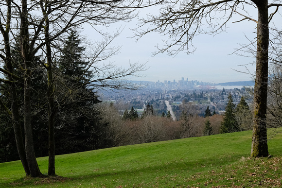 Burnaby Mountain: Looking West (DT Vancouver)