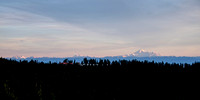 Mount Seymour Ski Area with Mount Baker at the background