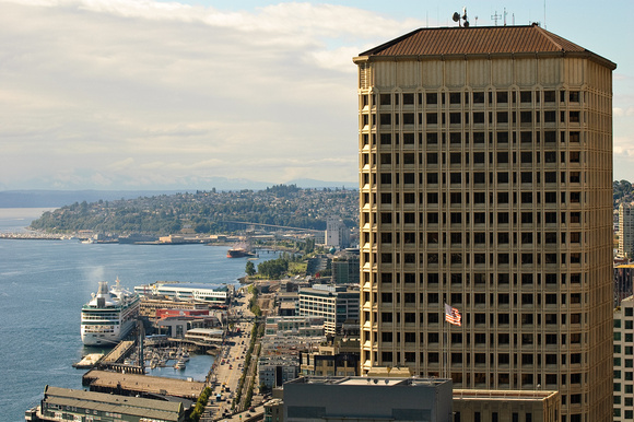 The Federal Building and Elliot Bay