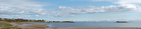 Panorama of Iliamna Lake, Alaska