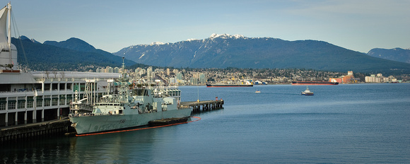 HMCS Winnipeg at Canada Place