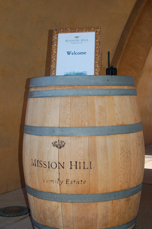 Mission Hill Winery: The Entrance